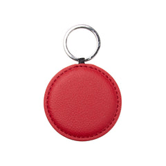 Engravables - PU LEATHER - Keyring - ROUND - 5cm