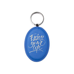 Engravables - LEATHER - Keyring - OVAL