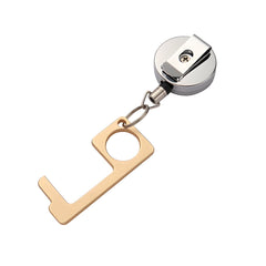Sublimation Metal Keyring - No Contact with Retractable Reel