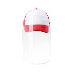 Apparel - Cap with Face Shield - CHILDRENS - Red