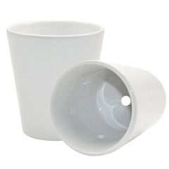 Sublimation 12oz Ceramic Flowerpot - White