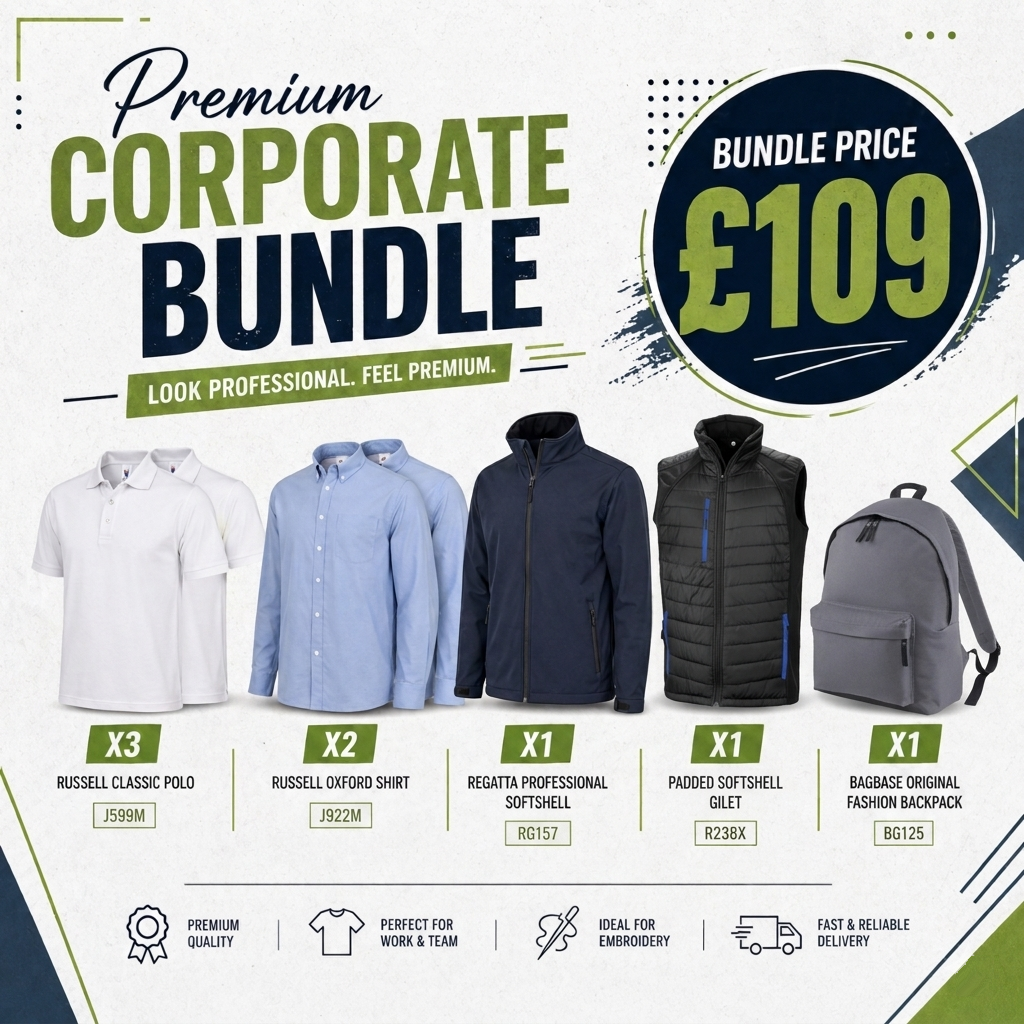 Premium Corporate Bundle - Executive Custom Branded Uniform Kit