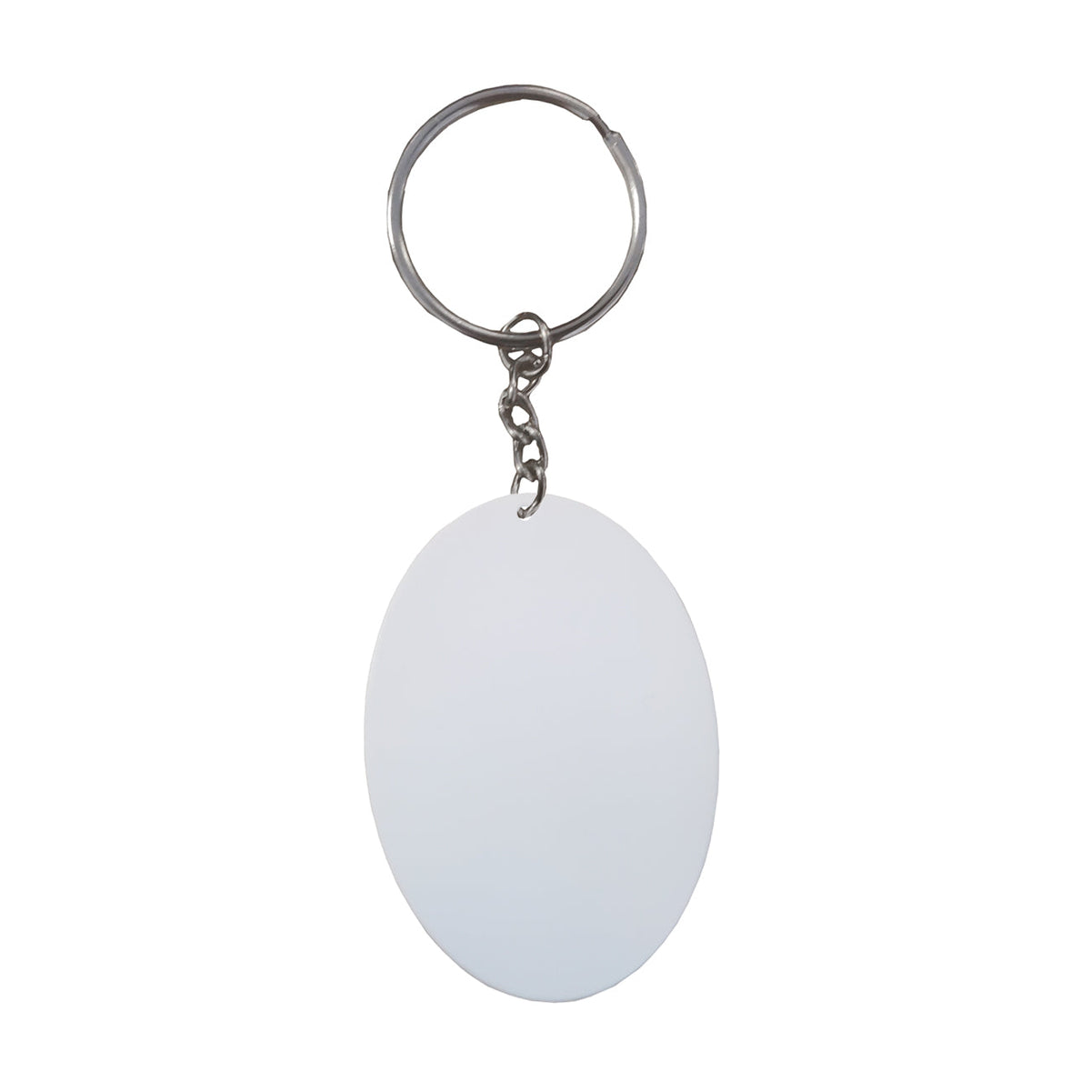 Keyring - 10 x Polymer - Thick Oval