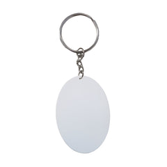 Keyring - 10 x Polymer - Thick Oval