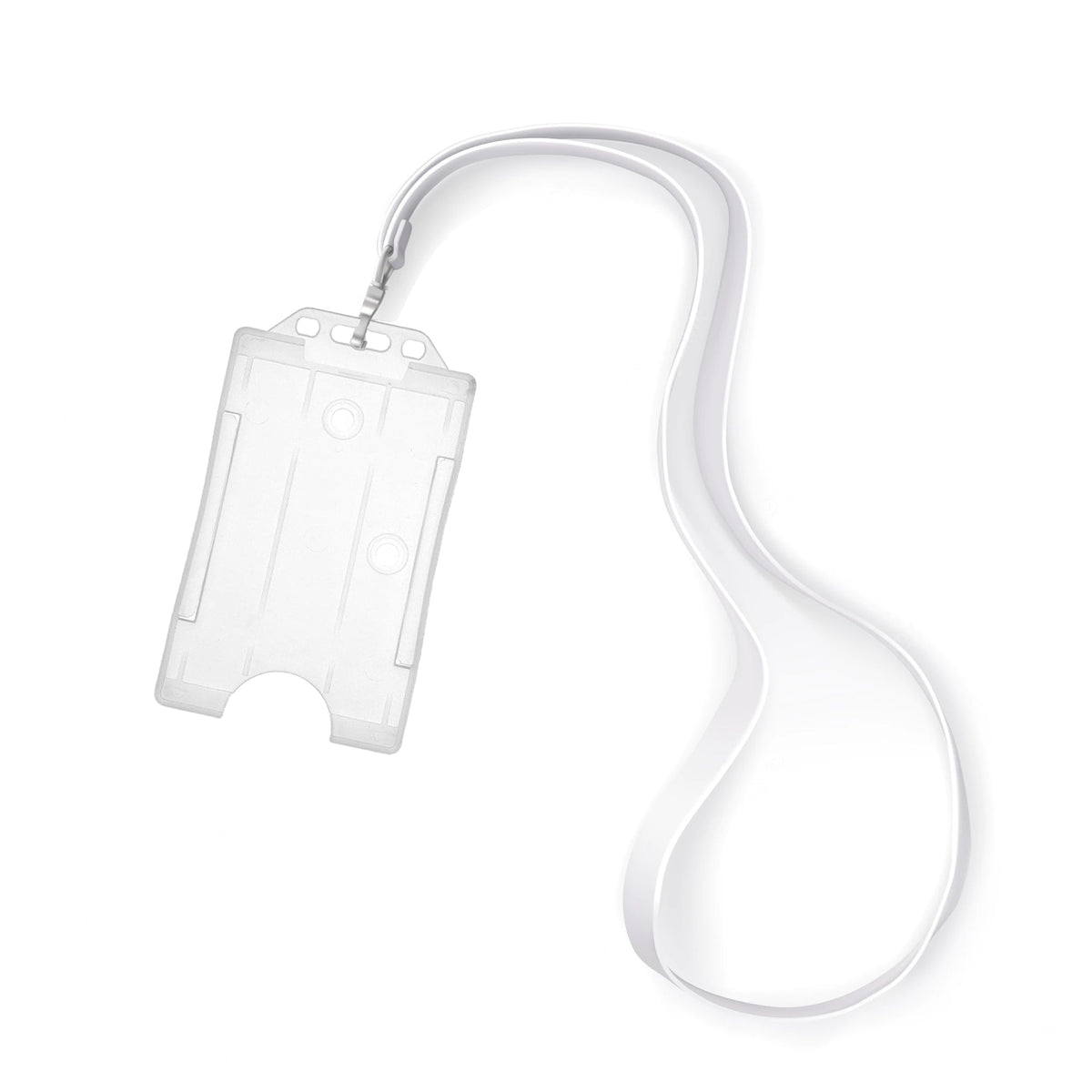 Personalised Custom Plastic ID Badge Holder Staff ID Office Schools & Events