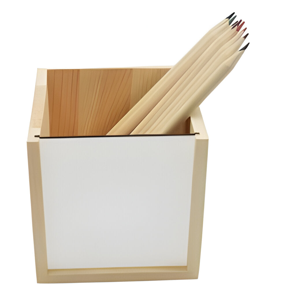 MDF - Pencil Pot/ Holder - 10cm x 10cm x 10cm