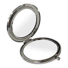 Compact Mirror - Rose Gold with Push Button - Round