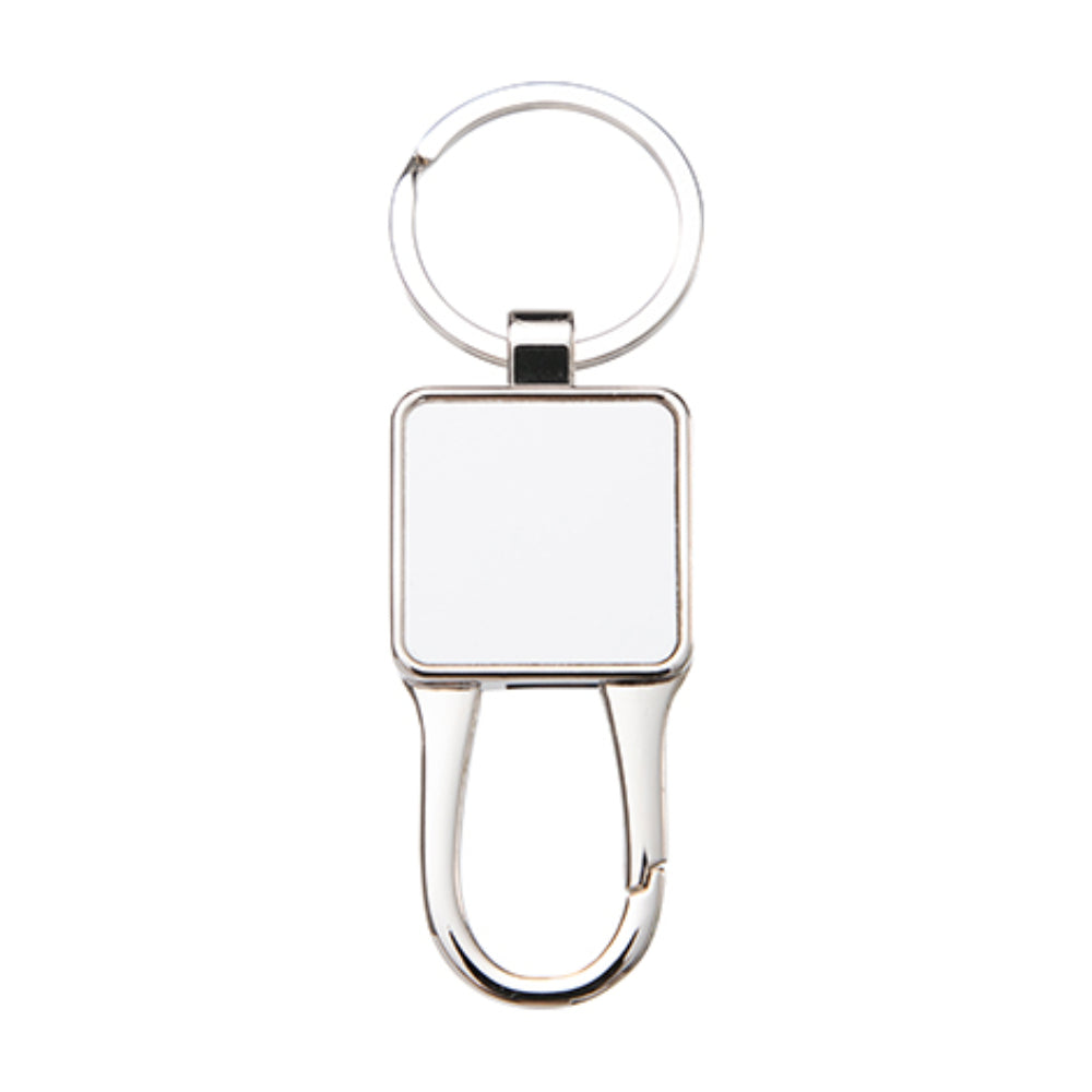 10 x Sublimation Metal Keyrings - Dangle Clip