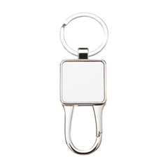 10 x Sublimation Metal Keyrings - Dangle Clip