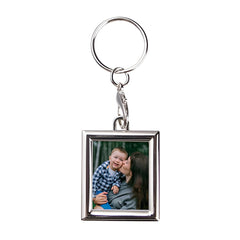 10 x Sublimation Metal Keyrings - Framed Rectangle