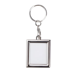 10 x Sublimation Metal Keyrings - Framed Rectangle