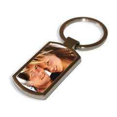 10 x Sublimation Metal Keyrings - Oblong