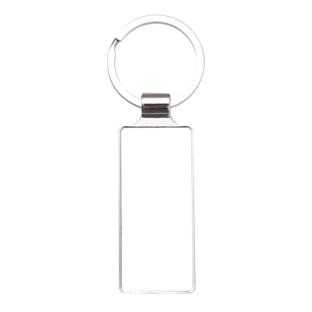 Sublimation Metal Keyring - Slim Rectangle