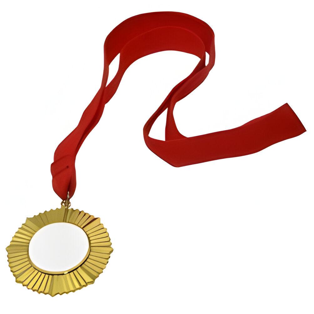 Sublimation Medal with Ribbon - Ornate Style