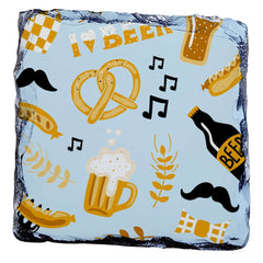 Sublimation Photo Slate - Coaster - 9cm  - Glossy Finish