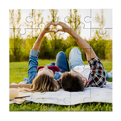 Square MDF Sublimation Jigsaw Puzzle - 25 Pieces