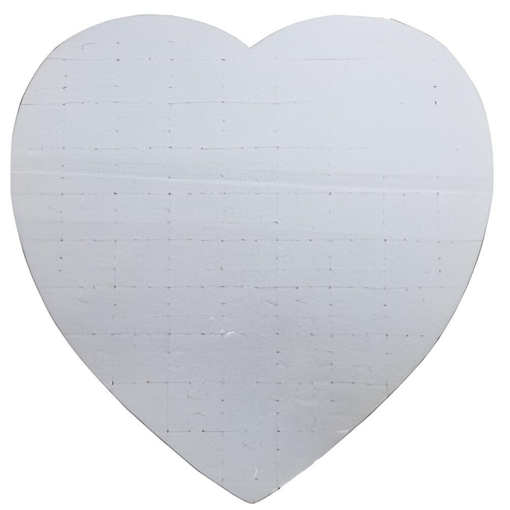 Heart Cardboard Sublimation Jigsaw Puzzle