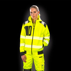 Recycled robust zipped safety hoodie