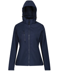 Women's venturer 3-layer hooded softshell jacket