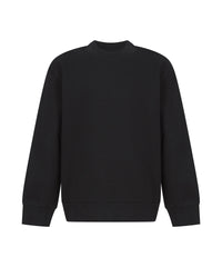 Kids sustainable fashion curved hem sweatshirt