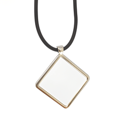 Jewellery - Pendant - Rectangle/Diamond Shape with Cord