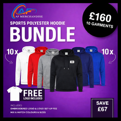10X Sports Polyester Hoodie Bundle - Custom Teamwear & Gym Apparel