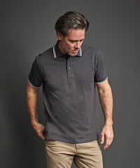 Luxury stripe stretch polo (1407)