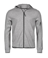 Athletic hooded full-zip sweatshirt (5706)