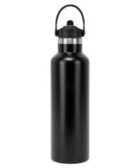 TriDri® Vacuum sports water bottle with flip-up straw
