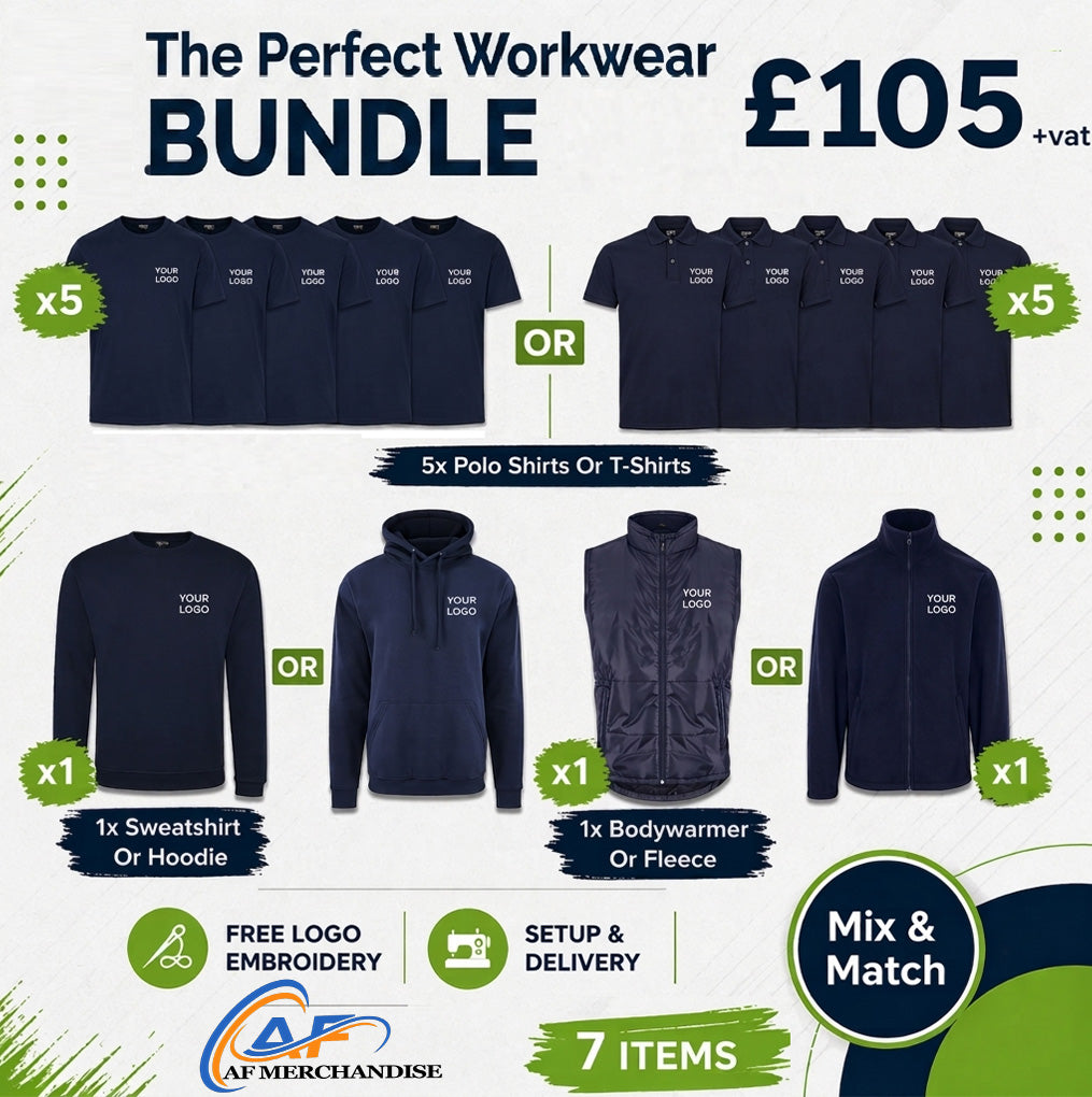 The Perfect Workwear Bundle - 7-Piece Custom Branded Winter Kit