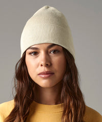 Organic cotton fine knit beanie