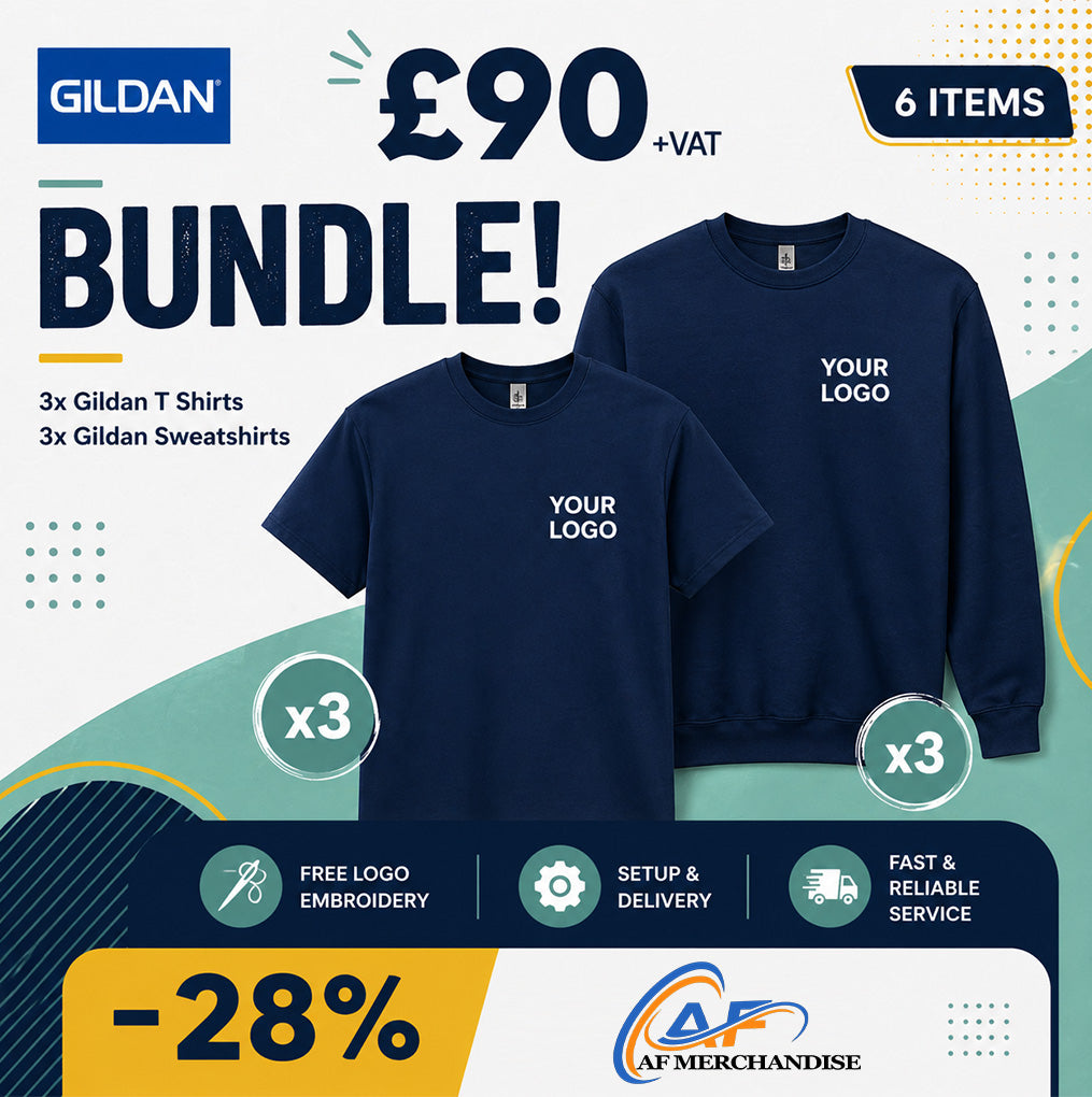 Gildan Heavy Cotton T-Shirt & Sweatshirt Bundle
