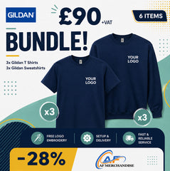 Gildan Heavy Cotton T-Shirt & Sweatshirt Bundle