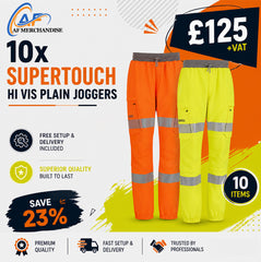 10x Supertouch Custom Hi-Vis Prolite Joggers Bundle