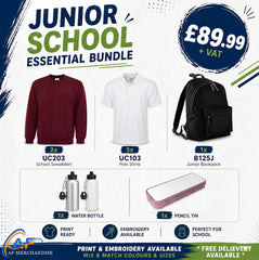 Junior School Essential Bundle - Kids' Custom Printed & Embroidered Uniform Kit