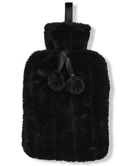 Luxury classic faux fur hot water bottle and cover