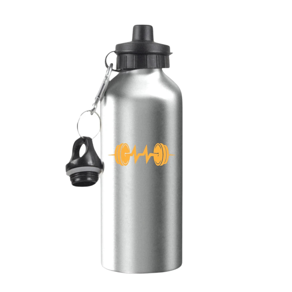 Personalised Name Custom Logo Two Lids Premium Water Bottle 500ml Kids School Gift