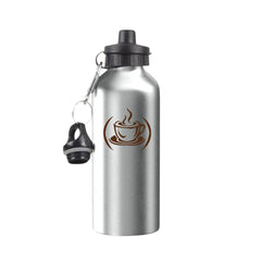Personalised Custom Name Logo Two Lids Premium Water Bottle 400ml Kids School Gift