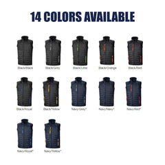 Personalised Custom Pack of 5 Embroidered/Printed Result Core Compass Padded