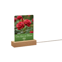 Personalised Custom Rectangular Photo Frame LED Lamp Birthday Anniversary Gift