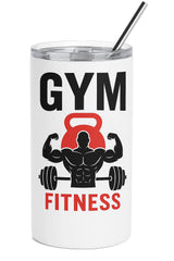 Personalised Custom Water Bottle Slim Stainless Steel School Gym Travel Tumbler
