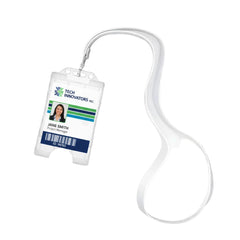 Personalised Custom Sublimation Lanyard Plastic ID Badge Holder Work & Events