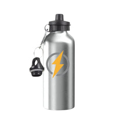 Personalised Custom Name Logo Two Lids Premium Water Bottle 400ml Kids School Gift