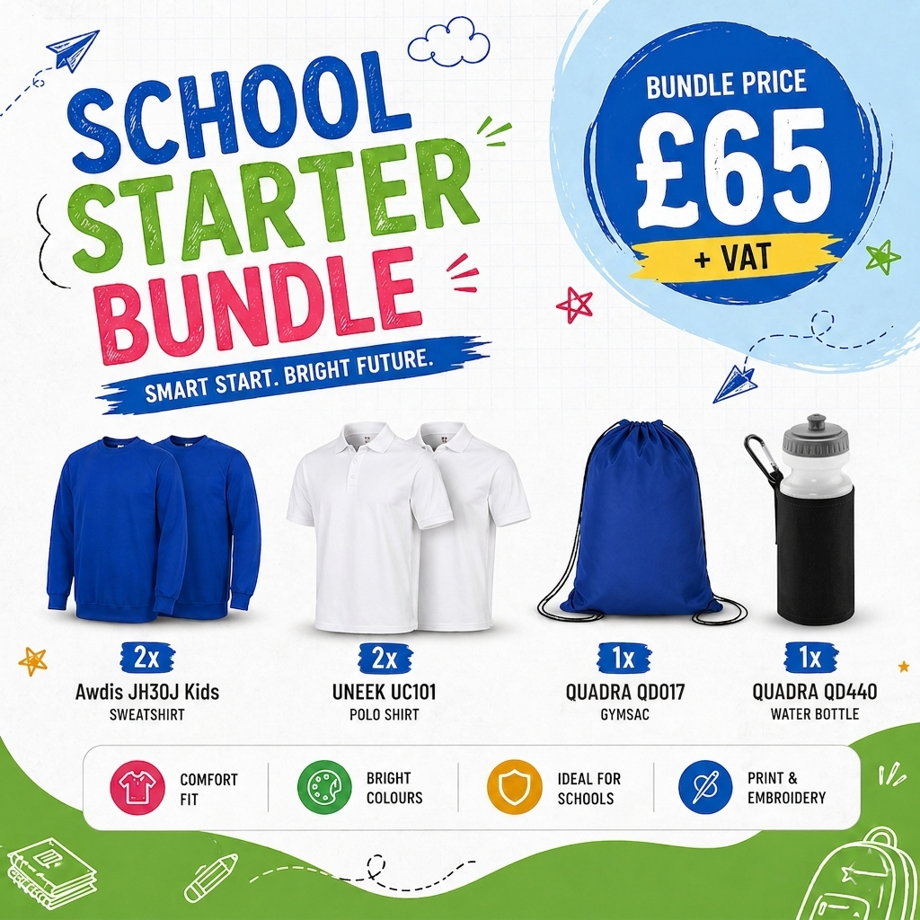 School Starter Bundle - Kids' Custom Branded Essentials Kit