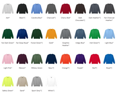 Gildan Heavy Cotton T-Shirt & Sweatshirt Bundle