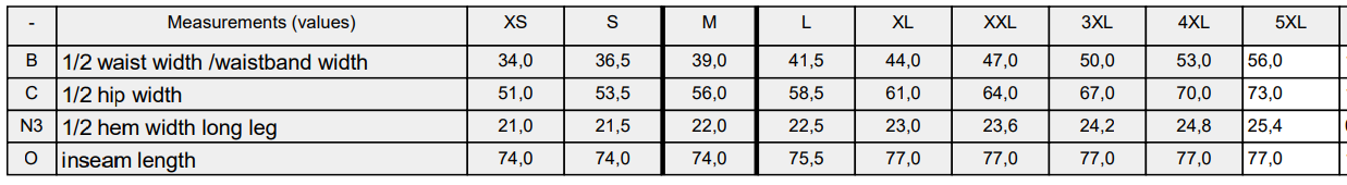 Size Guide