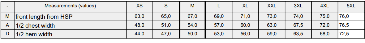 Size Guide