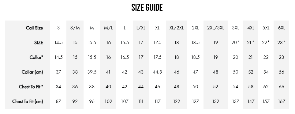Size Guide