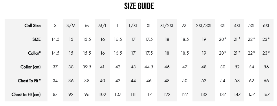 Size Guide