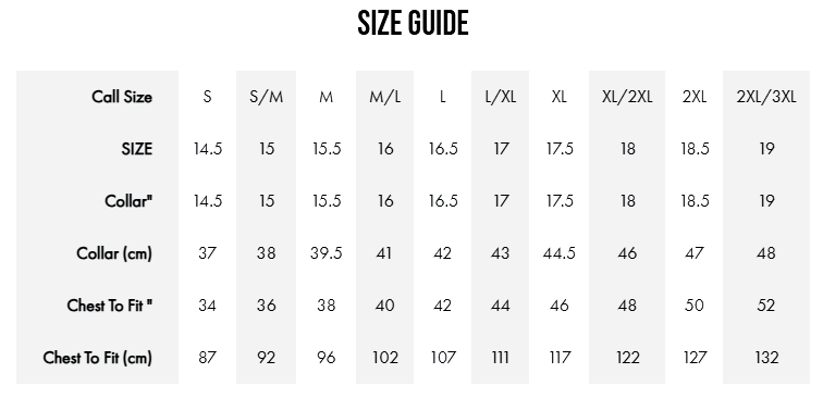 Size Guide